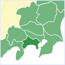 神奈川県 周辺地図