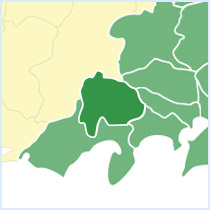 山梨県　周辺地図